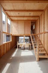 Dining room of Minimum House by Nori Architects