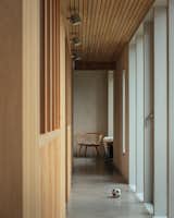 Hallway of Clay Retreat by PAD Studio