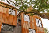 Exterior, Metal Siding Material, Metal Roof Material, Gable RoofLine, and House Building Type Two Experimental Townhouses Clad in Cor-Ten Steel Add Density to a Seattle Neighborhood - Photo 3 of 19 - 