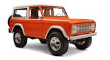 The Kindred Bronco is based on the 1966 to 1975 Ford Bronco.