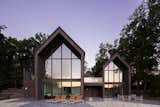 Exterior of Michigan Lake House by KLH Custom Homes