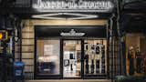 The pop-up café has taken over a space at 729 Madison Avenue in Manhattan. The striking, neon-lit sign hints at the Art Deco splendor within.