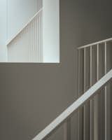 Hallway of Reeded House by Oliver Leech Architects