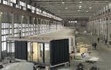 Each modular cabin is built in Konga’s factory in Lithuania, and can be set up on-site in a single day, says the company. Waste materials from the brand’s kitchen production are incorporated into the builds.