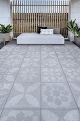 Flora is a new Techo-Bloc product created with a new manufacturing technique that gives concrete the appearance of European ceramics with the same durability and freeze-thaw attributes of all Techo-Bloc pavers and patio slabs—and it can be laid in over 460 different pattern combinations. "Flora is getting a lot of attention from the landscape design community," says Ciccarello. "We forecast it to be a very hot product this year." 