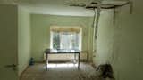 Before: Garage of Irish Bauhaus Renovation