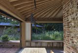 "The extension really has a sense of being ‘inside-out’ and inviting the light inside," says Miriam. "One of the most glorious features is the amazing roof splay made from oak. There’s this sense of it being a kind of sunbeam radiating into the space."