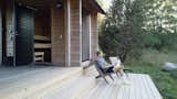 Deck of Mökki and Sauna by Super Finnish and Kontio