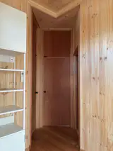 One of the home’s smallest design features is also its most efficient: what Lev calls “the shortest hallway in the world”. The unusual space between the two bedrooms and the bathroom is angled at 45 degrees to minimise wasted circulation area. “It’s just quirky enough—and surprisingly functional,” he says.