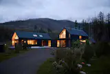 As the surrounding forest regenerates and the young trees mature, the Line Hole Cabin will settle into its landscape and the vistas will continue to evolve. “We wanted to create the residence as a case study for what a modern cabin could be in a location like this,” says Barnes.