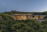 "Having worked in demanding building environments, we were able to offer an approach well suited to the complexities of building on this island," explains Turkel. "Our process reduced uncertainty for the clients while addressing the logistical difficulties of demands of a remote site and allowing the project to tread lightly on the surrounding landscape."