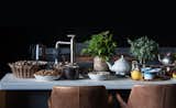 Brut Kitchen Faucet with Swivel Spout in Satin Nickel
