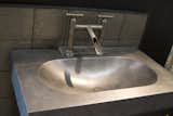 TroughSink in Pewter MetalCrete®.