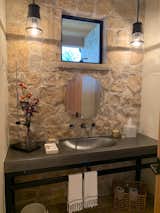 TroughSink in Pewter MetalCrete®.