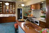 Kitchen island and integral ChefSink in genuine Copper MetalCrete® finish.