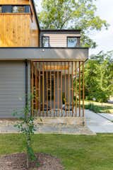 Cedar slat wall