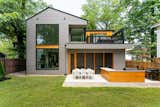 Rear elevation & back yard
