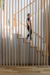 Stair & slat wall