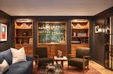 New walnut cabinetry in the lounge