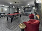 Indoor amenities at The Franklin include a  resident lounge/event space with billiards table.