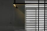 Black iron lighting are simple and modern.