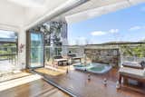 Spa deck located off the living room 