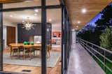 Concrete suspended deck and wow, can you say windows?