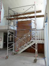 Two-story foyer entry and staircase