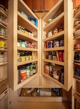 Custom built-in pantry cabinet.