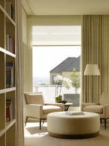 Living Room, Carpet Floor, Chair, Ottomans, Bookcase, and Lamps  Photo 8 of 9 in Pacific Heights by Walker Warner