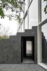 staircase design, entrance design, Stairway House by Nendo entrance, indoor-outdoor connection, minimalist, Japanese architecture