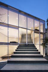 Stairway House by Nendo facade, transparency, staircase design, Japanese architecture