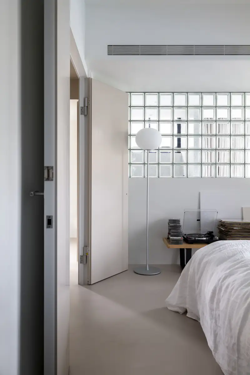 Photo 12 of 15 in This Renovated Taipei Apartment Sees the Glass Brick ...