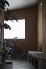 While the house was designed to be an efficient machine, it is not without emotive qualities. The internal palette is a tactual composition of cement render and timber. 