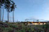 Exterior, Cabin Building Type, Metal Roof Material, Wood Siding Material, and Shed RoofLine View from below  Photo 3 of 17 in Meyers Residence by W  O  V  E  N   Architecture and Design