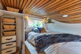 Hügge Home - second bedroom, with storage and curvey roof