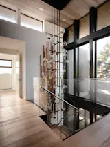 Light Fixture and Wall Art