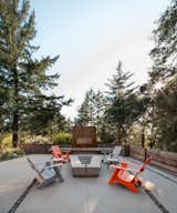 Exterior Landscaping Fireplace, The Cube