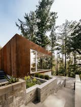 Light Bar, Corten Steel Exterior with Corner Glass Window