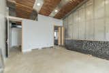 Master Suite with Black Walnut Ceiling and Laser Cut Steel Balustrade