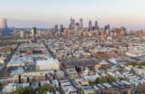Octo Novo Point Breeze Homes (Black, Red & Silver), Center City Philadelphia (facing north)