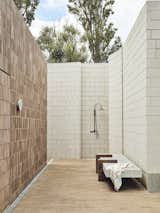 Bellows House outdoor shower