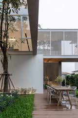 Mit Chit House by Looklen Architects courtyard
