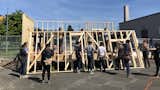Estelita's Library was part of Sawhorse's all-womxn's program, meaning that all participants - mentors, students, and volunteers - identified as female.  Photo 3 of 10 in High Schoolers in Seattle Build a Tiny Library That Makes Room for Everyone