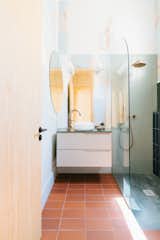 Bath Room, Full Shower, Wall Lighting, and Vessel Sink  Photos from Long Abandoned, a 1930s House in the Canary Islands Is Now a Feast of Charm