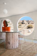 Available to rent on Airbnb, The Meltdown by Shawn Button in Joshua Tree, California, includes three bedrooms and two-and-a-half baths.