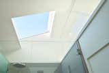 Skylight transom frosted glass borrowed light detail