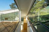 See through stairs, roof deck, kitchen, clerestories, flush glass, mullionless