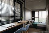master room with study table ( this study table is made by measure, our customer like to study at Starbucks)