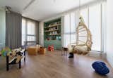 multi-function room with hang chair